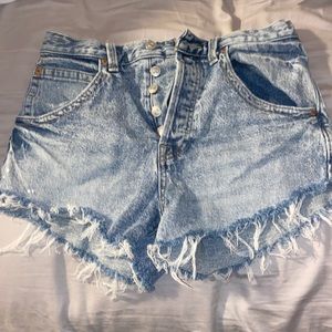 Free people blue Jean shorts